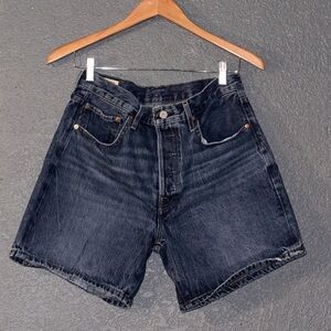 Levi's 501 dark denim shorts